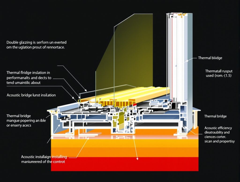 Performances techniques double vitrage - Isolation thermique et acoustique