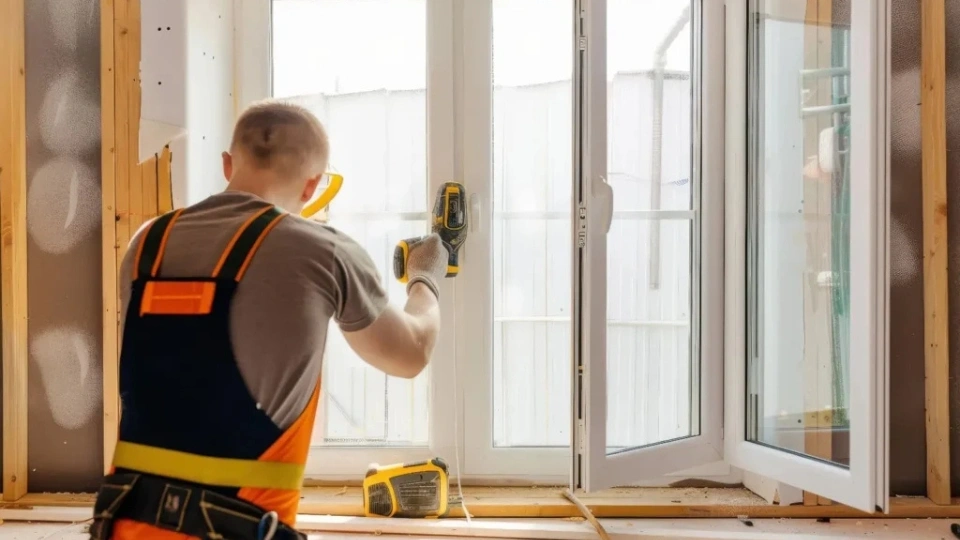 Artisan Vitrier Scheut rédigeant un devis agréé assurance (AXA, AG, Ethias) pour le remboursement d'un bris de glace.