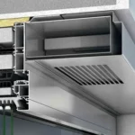 Installation de ventilation intégrée Renson sur nouveau châssis PVC à Anderlecht pour éviter la condensation.